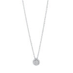 Collier Weißgold 18kt 0,10 Diamantschmuck mit 21 Diamanten - 4L507