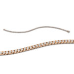 Armband 4er-Krappe Rosegold 18kt 0,90 Diamantschmuck mit 86 Diamanten - 5D752