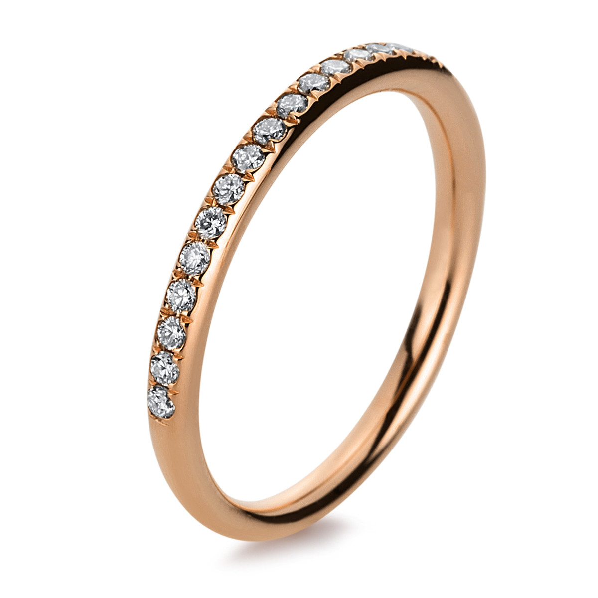 1B818R Memoire Rosegold 18kt 0,21 Diamantringe mit 21 Diamanten - 1B818 – Bild 1