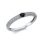 Mehrfachsteinbesatz Weißgold 18kt 0,51 Diamantringe mit 61 Diamanten - 1CY69