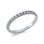 Memoire Weißgold 18kt 0,30 Diamantringe mit 15 Diamanten - 1EU89