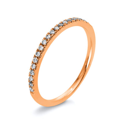 Memoire Rosegold 18kt 0,14 Diamantringe mit 20 Diamanten - 1S221