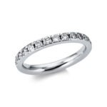 Memoire Weißgold 18kt 0,94 Diamantringe mit 27 Diamanten - 1Z148
