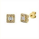 Ohrstecker Gelbgold 18kt 0,30 Diamantschmuck mit 38 Diamanten - 2T854