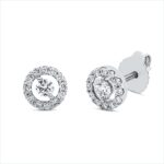 Ohrstecker Weißgold 18kt 0,27 Diamantschmuck mit 26 Diamanten - 2U152