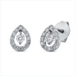 Ohrstecker Weißgold 18kt 0,31 Diamantschmuck mit 26 Diamanten - 2U153