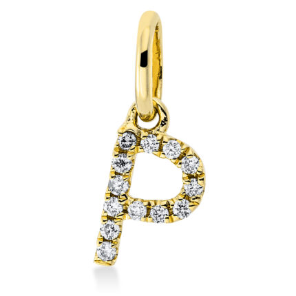 Anhänger Gelbgold 18kt 0,03 Diamantschmuck mit 13 Diamanten - 3G154