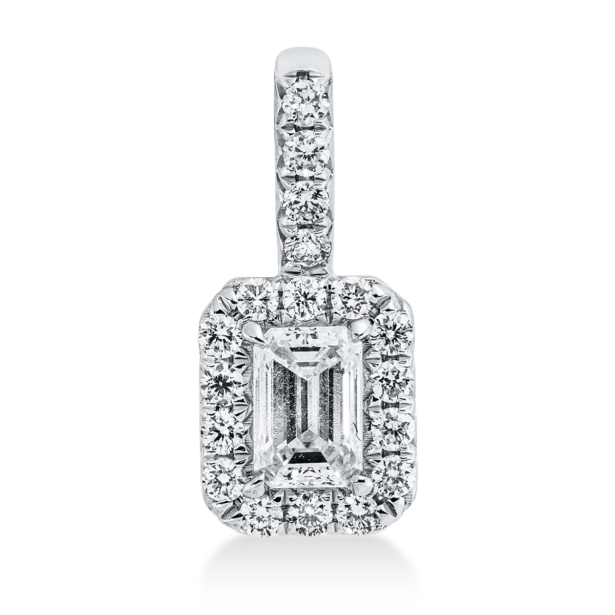 3H795W Anhänger Weißgold 18kt 0,38 Diamantschmuck mit 19 Diamanten - 3H795 – Bild 1