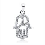 Anhänger Weißgold 18kt 0,18 Diamantschmuck mit 41 Diamanten - 3H843