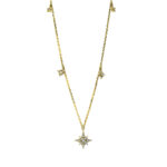 Collier Gelbgold 18kt 0,17 Diamantschmuck mit 29 Diamanten - 4I158