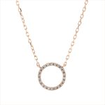 Collier Rosegold 18kt 0,11 Diamantschmuck mit 22 Diamanten - 4K857