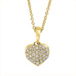 Collier Gelbgold 18kt 0,17 Diamantschmuck mit 29 Diamanten - 4N743