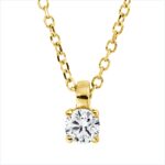 Collier 4er-Krappe Gelbgold 18kt 0,13 Diamantschmuck mit 1 Diamanten - 4N892