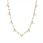 Collier Gelbgold 18kt 1,10 Diamantschmuck mit 17 Diamanten - 4O077