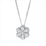 Collier Weißgold 18kt 0,35 Diamantschmuck mit 37 Diamanten - 4O079