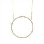 Collier Weißgold 18kt 1,37 Diamantschmuck mit 60 Diamanten - 4O115