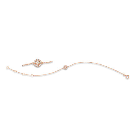 Armband Rosegold 18kt 0,09 Diamantschmuck mit 16 Diamanten - 5D498