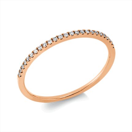 Memoire Rosegold 18kt 0,10 Diamantringe mit 25 Diamanten - 1GC05