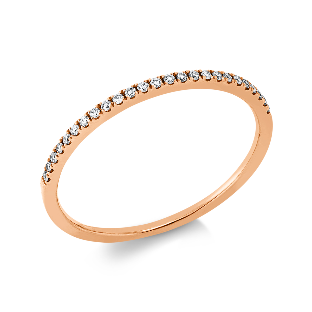 1GC05R Memoire Rosegold 18kt 0,10 Diamantringe mit 25 Diamanten - 1GC05 – Bild 1