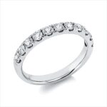 Memoire Weißgold 18kt 0,75 Diamantringe mit 11 Diamanten - 1HG41