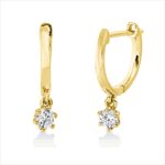 Ohrschmuck Gelbgold 18kt 0,17 Diamantschmuck mit 2 Diamanten - 2U892