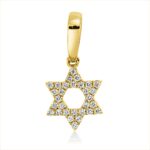 Anhänger Gelbgold 18kt 0,10 Diamantschmuck mit 30 Diamanten - 3H956