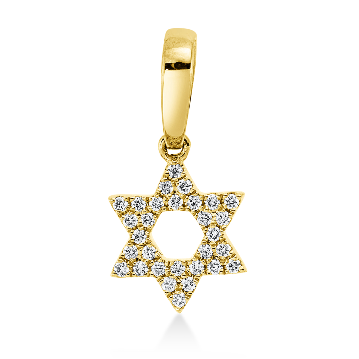 3H956G Anhänger Gelbgold 18kt 0,10 Diamantschmuck mit 30 Diamanten - 3H956 – Bild 1