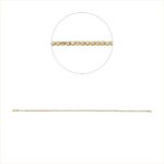 Armband Gelbgold / Weißgold 18kt 0,61 Diamantschmuck mit 129 Diamanten - 5F122