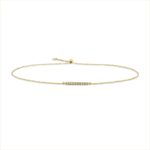 Armband Gelbgold 18kt 0,06 Diamantschmuck mit 9 Diamanten - 5F611