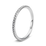 Memoire Weißgold 18kt 0,29 Diamantringe mit 50 Diamanten - 1C372