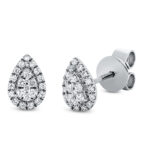 Ohrstecker Weißgold 18kt 0,17 Diamantschmuck mit 44 Diamanten - 2P381