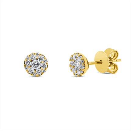 Ohrstecker Gelbgold 18kt 0,38 Diamantschmuck mit 26 Diamanten - 2U469