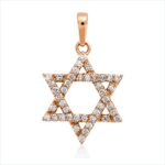 Anhänger Gelbgold 18kt 0,25 Diamantschmuck mit 42 Diamanten - 3H787