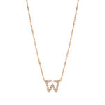 Collier Rosegold 18kt 0,11 Diamantschmuck mit 27 Diamanten - 4H345