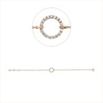 Armband Rosegold 18kt 0,21 Diamantschmuck mit 20 Diamanten - 5A495