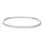 Armreif Weißgold 18kt 0,78 Diamantschmuck mit 43 Diamanten - 6A139