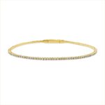Armreif Gelbgold 18kt 0,56 Diamantschmuck mit 57 Diamanten - 6B293