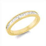 Baguette Gelbgold 18kt 0,57 Diamantringe mit 11 Diamanten - 1HS57