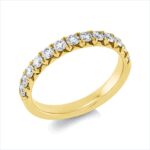 Memoire Gelbgold 18kt 0,63 Diamantringe mit 13 Diamanten - 1HT32