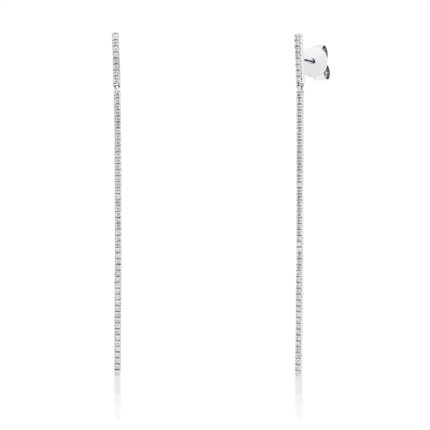 Ohrschmuck Weißgold 18kt 0,45 Diamantschmuck mit 112 Diamanten - 2U660