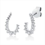 Ohrschmuck Weißgold 18kt 0,52 Diamantschmuck mit 26 Diamanten - 2V251