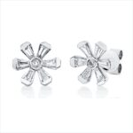 Ohrstecker Weißgold 18kt 0,82 Diamantschmuck mit 14 Diamanten - 2V269