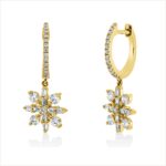 Creolen Gelbgold 18kt 0,55 Diamantschmuck mit 54 Diamanten - 2V368