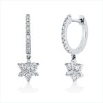 Creolen Weißgold 18kt 0,31 Diamantschmuck mit 34 Diamanten - 2V380