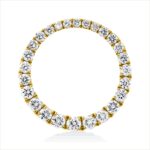Anhänger Gelbgold 18kt 0,34 Diamantschmuck mit 26 Diamanten - 3D102