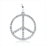 Anhänger Weißgold 18kt 0,32 Diamantschmuck mit 60 Diamanten - 3I050