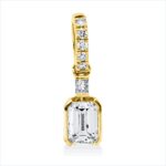 Anhänger Gelbgold 18kt 0,35 Diamantschmuck mit 7 Diamanten - 3I055