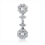 Anhänger Weißgold 18kt 0,73 Diamantschmuck mit 28 Diamanten - 3I071