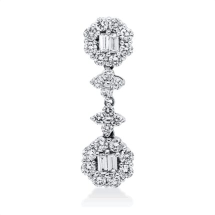 Anhänger Weißgold 18kt 0,73 Diamantschmuck mit 28 Diamanten - 3I071