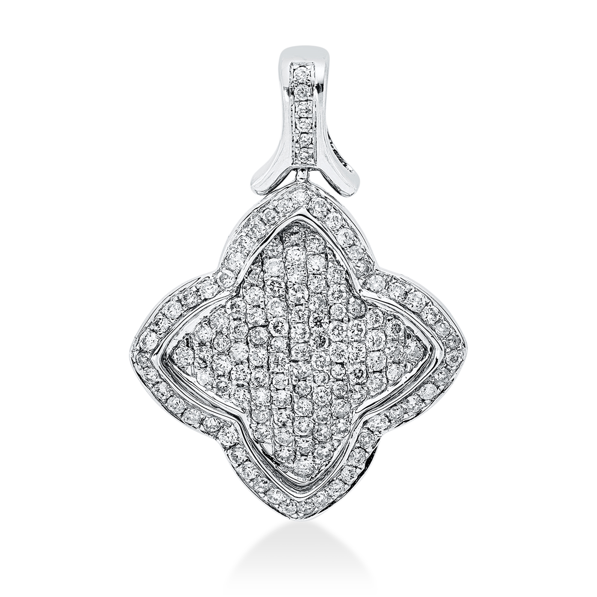 3I076W Anhänger Weißgold 18kt 0,50 Diamantschmuck mit 134 Diamanten - 3I076 – Bild 1